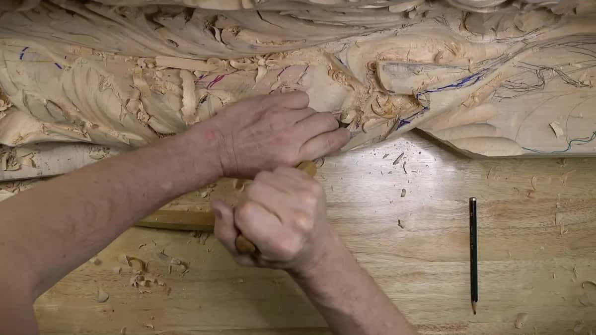 Right fist pushing, left fingers steering