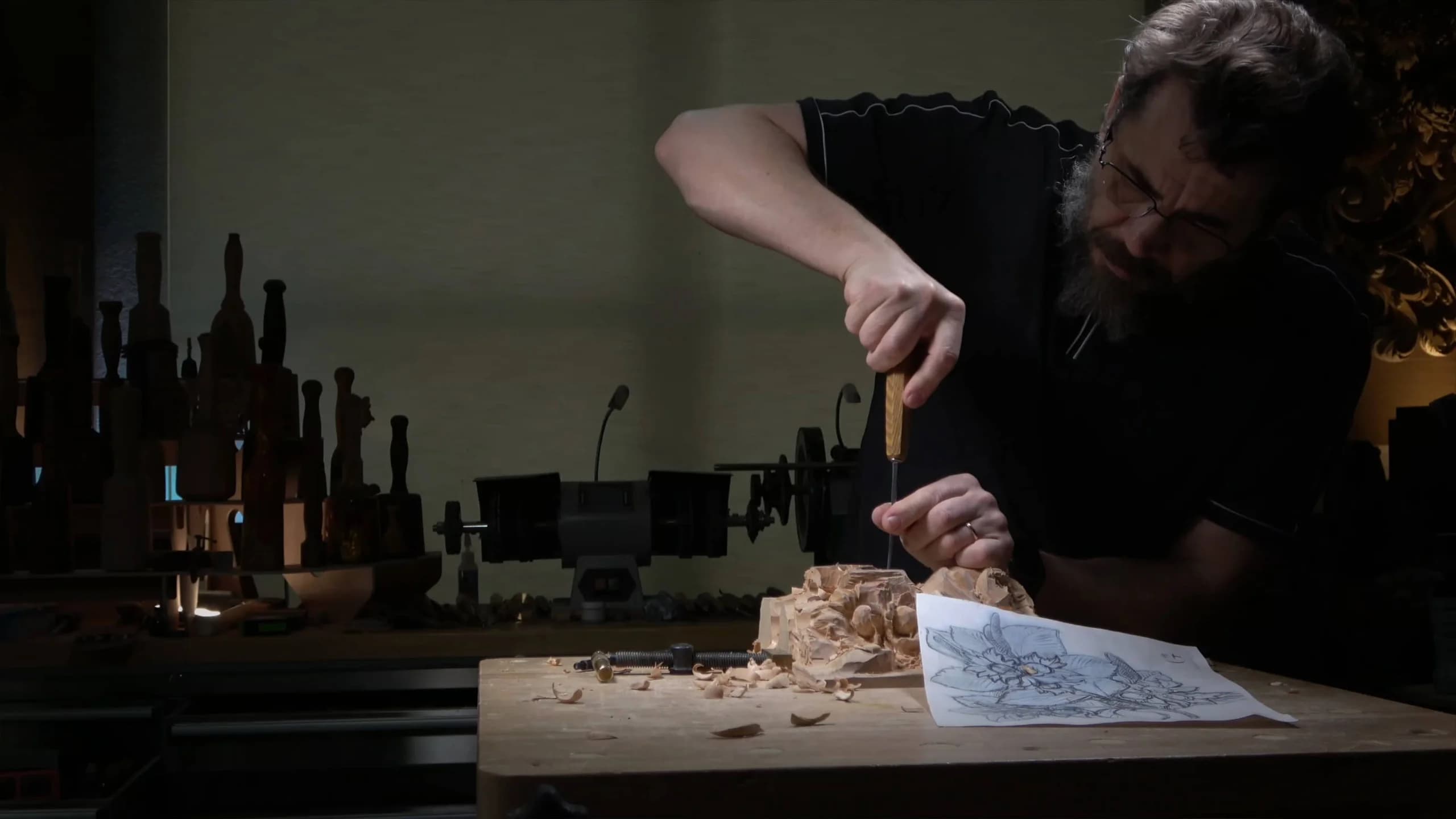 Carving Hazelnuts 5