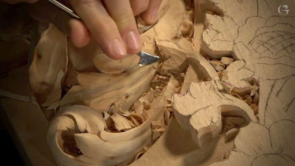 Carving Wall art. Create a unique and stunning piece of wood wall art to bring a new vibe into your home with this DIY project! Whether you're looking for a tropical flower or a modern farmhouse chic design, you can make your walls come alive with your own masterpiece. It might take some time and patience, but the satisfaction of the finished product will be worth it. Put your creative skills to the test and carve out a beautiful piece of art that will truly stand out!