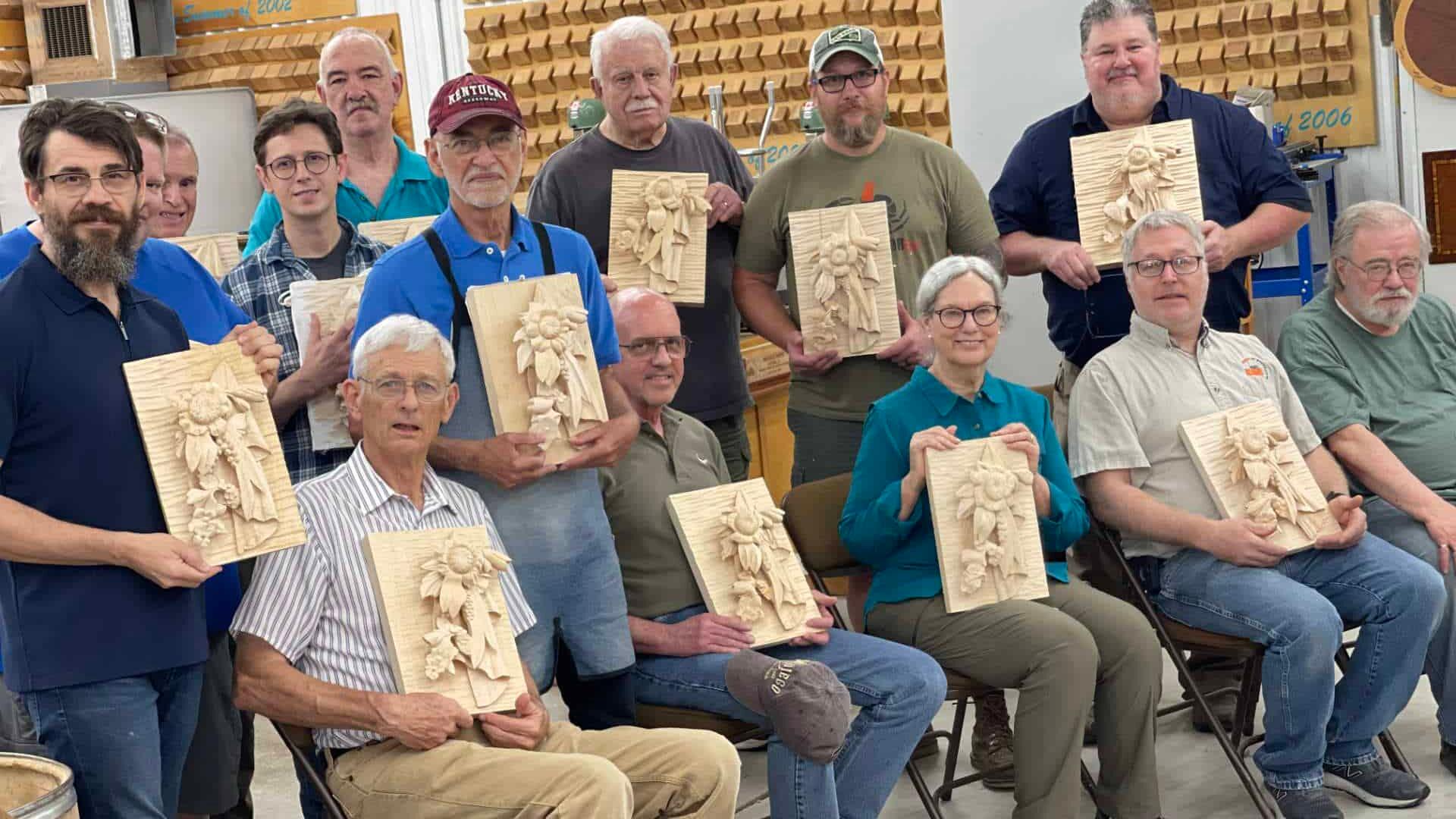 Woodcarving Class in person at Marc Adams School of Woodworking