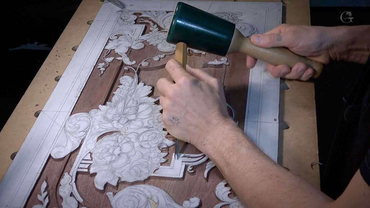 Carving Furniture Panel 19.3.1 Carving Furniture Panel -Woodcarving, From Designing to Carving - Learn To Carve Late 18th Century Style Furniture Panel - Woodcarving School Online with Alexander Grabovetskiy. @grabovetkiy #woodcarving #woodworking Woodcarving Video Workshops. Woodcarving Lessons. Wood Carving Virtual Apprenticeship. Classical Woodcarving Courses online.