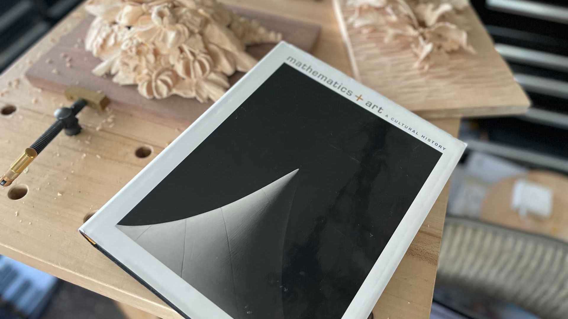 Is Mathematics plus Art book: good for Woodcarving?