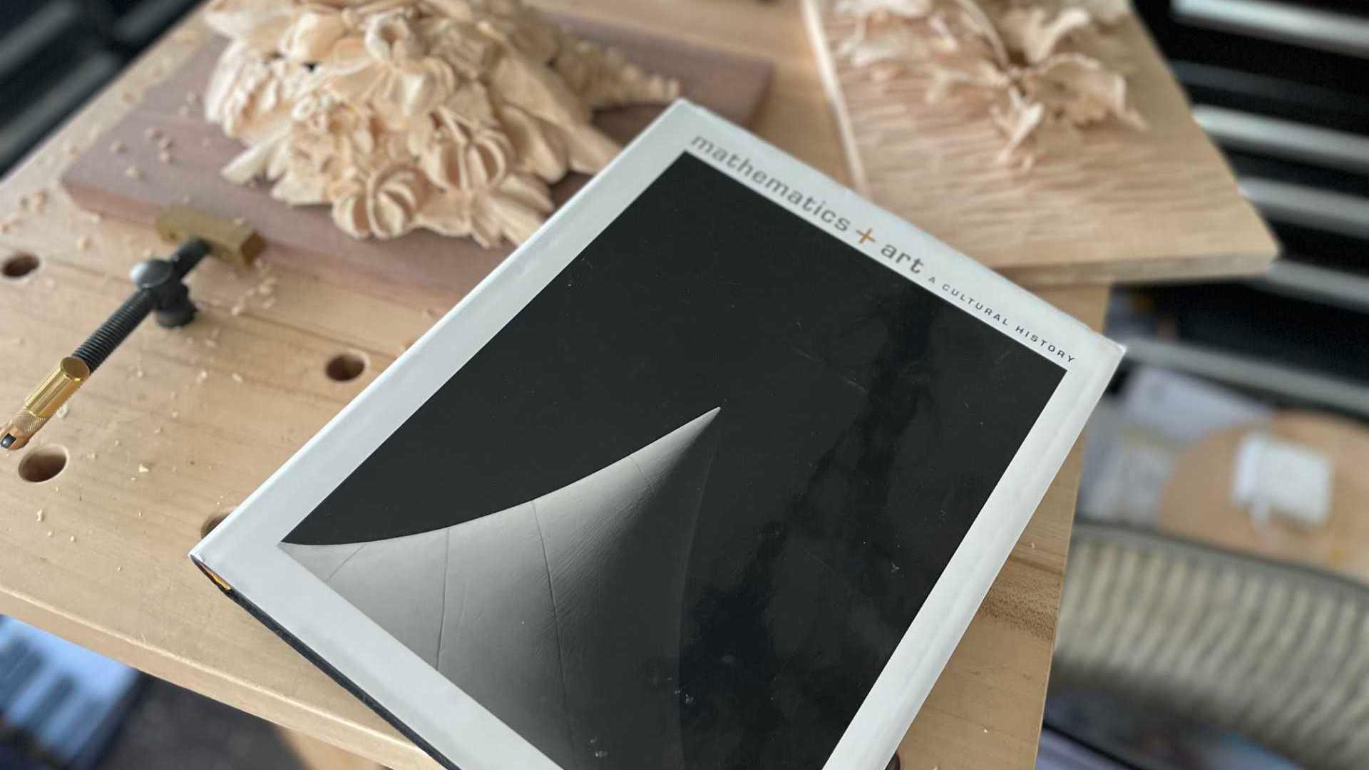 Is Mathematics plus Art book: good for Woodcarving?