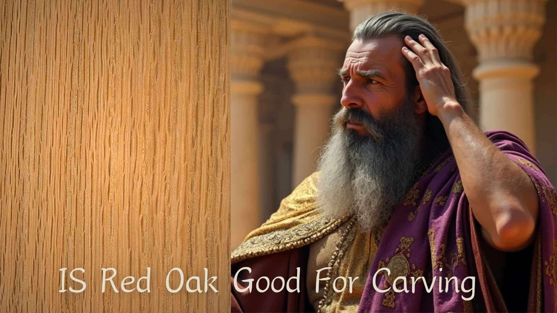 Is Red Oak Good for Carving?