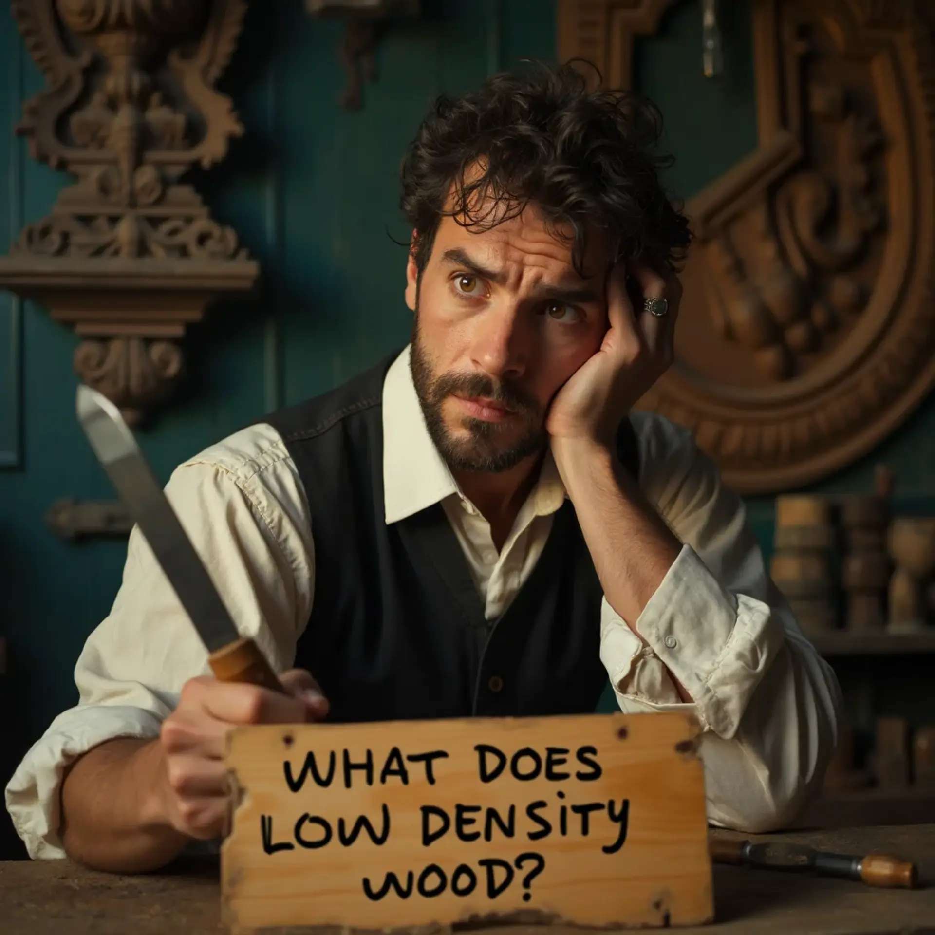 What does low density wood mean?