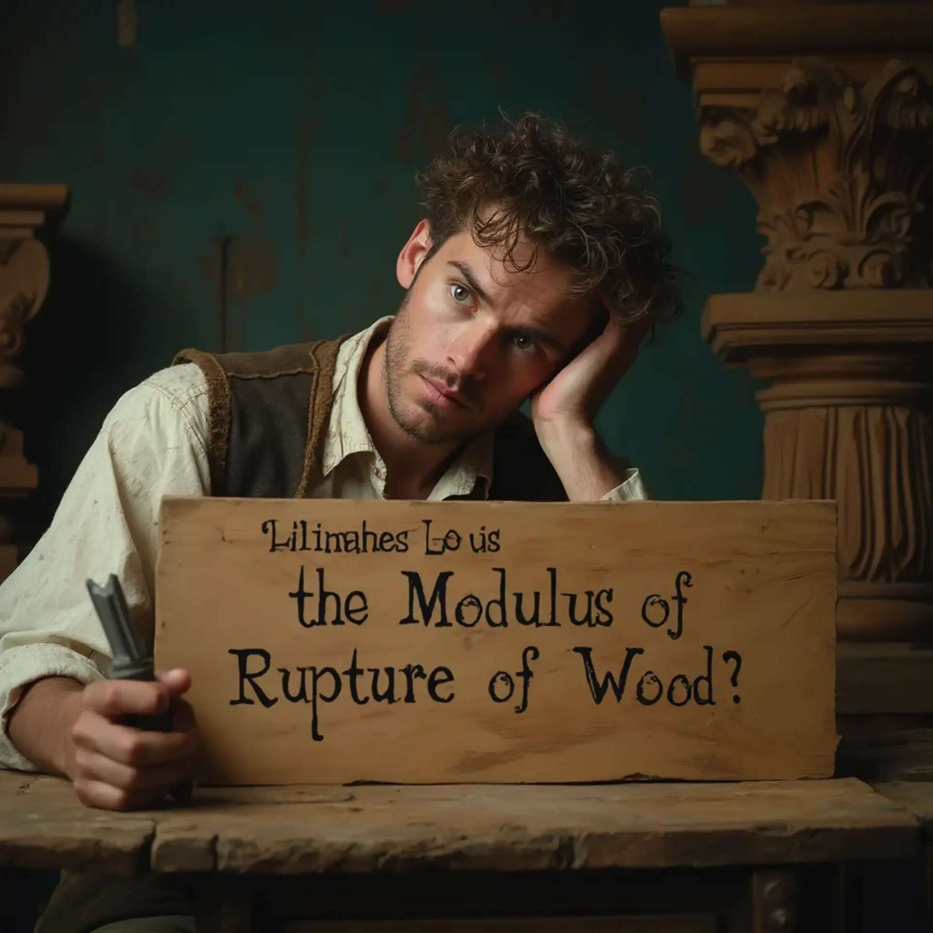 What Does the Modulus of Rupture of Wood Mean for Carving?