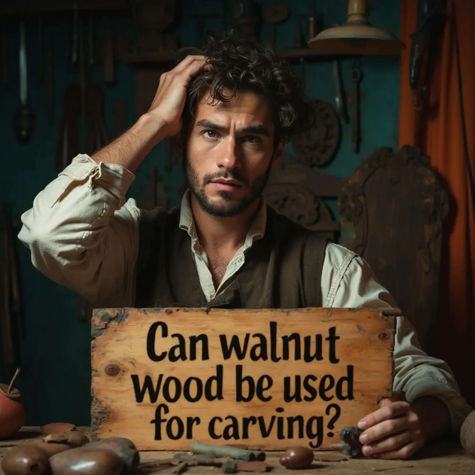 Can walnut wood be used for carving?