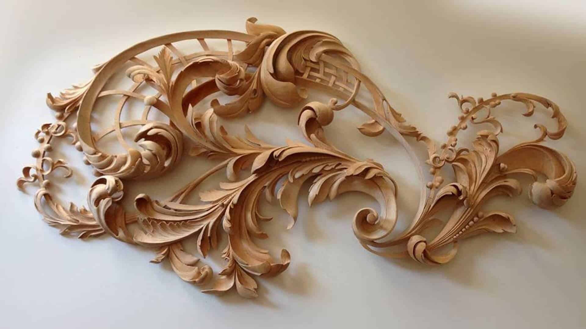 How do you handle different grain directions in wood carving?