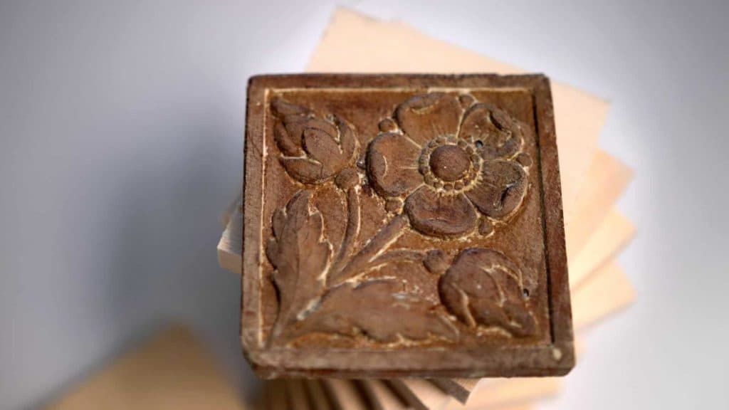 Carving Flower Rosette 3