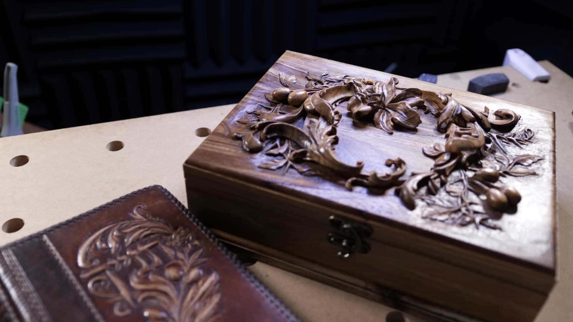 How does a lacquer finish on wood carvings actually work?