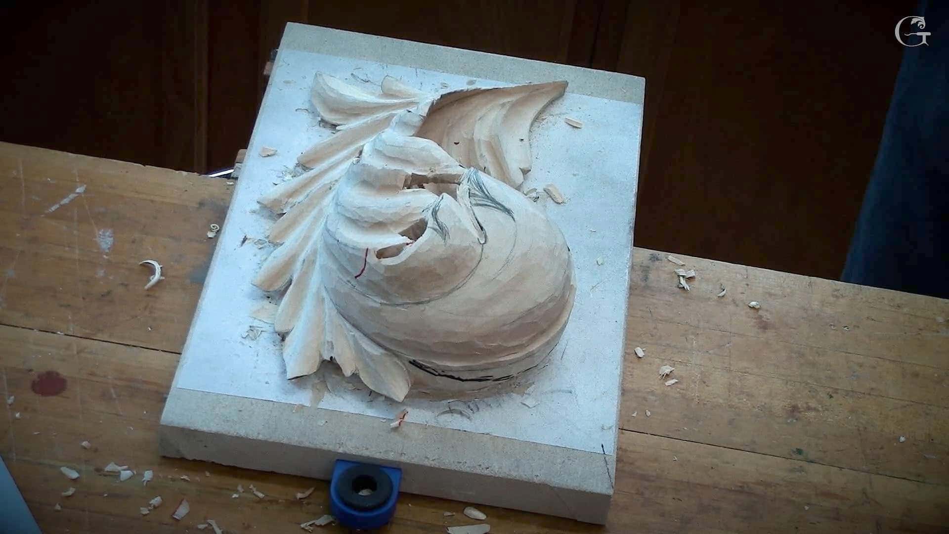 Why is wood carving difficult, and which skill is the real wall