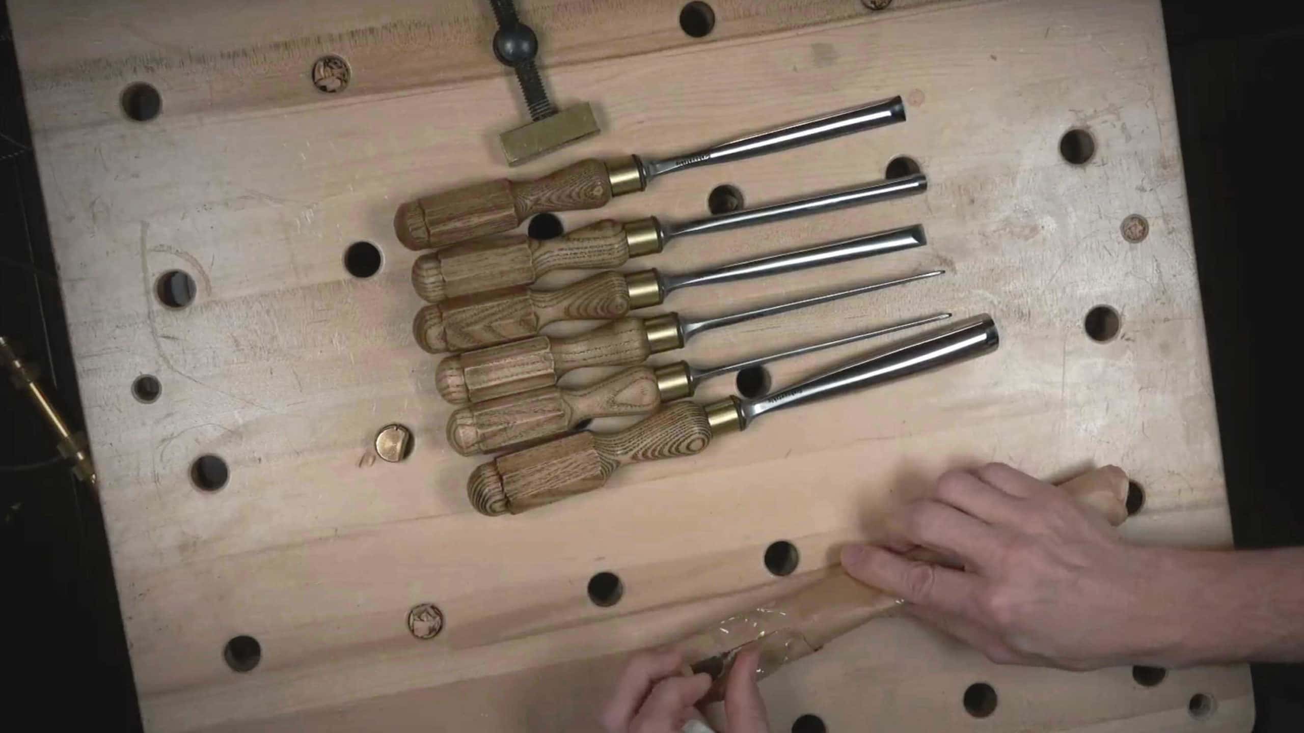 What is needed to carve wood?