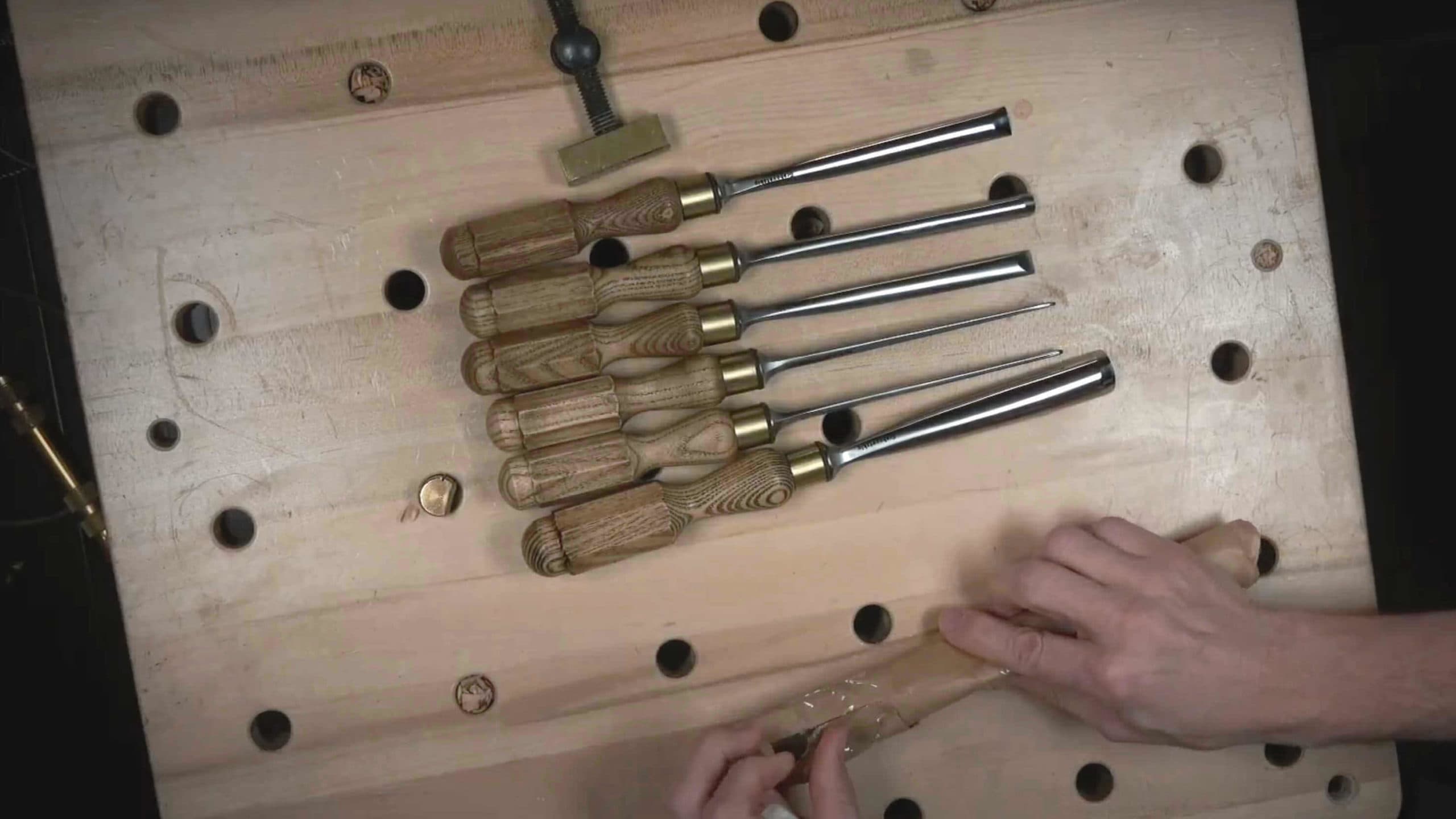 What is needed to carve wood?
