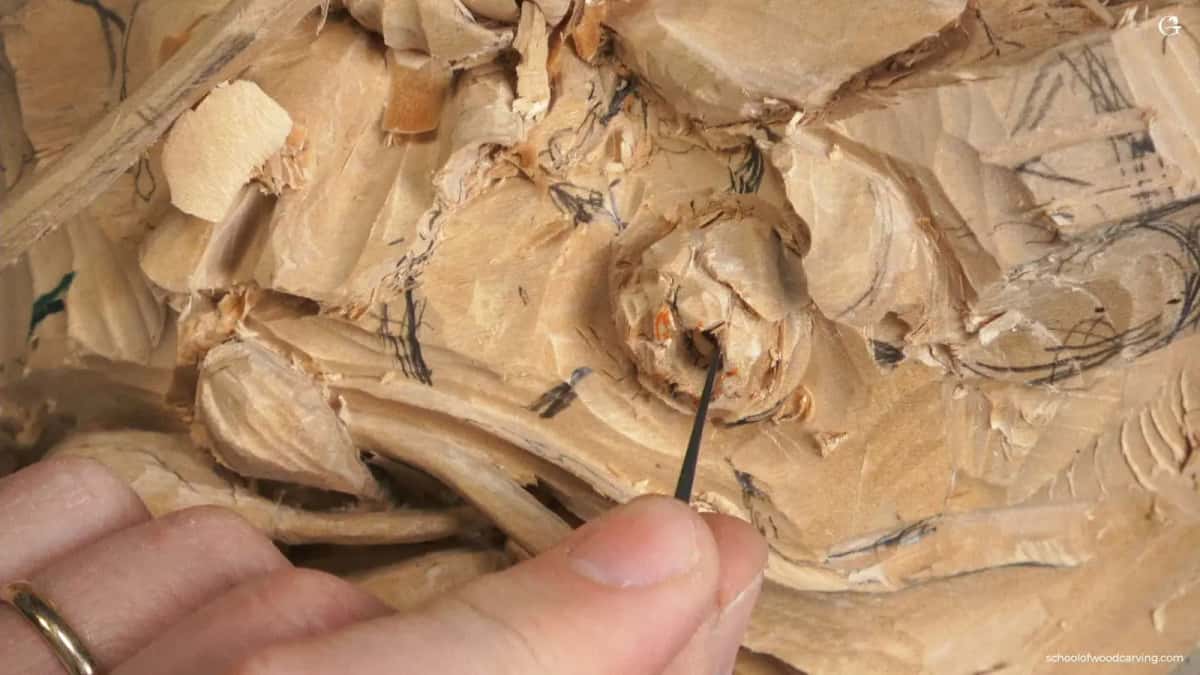 Carving in the Grinling Gibbons manner
