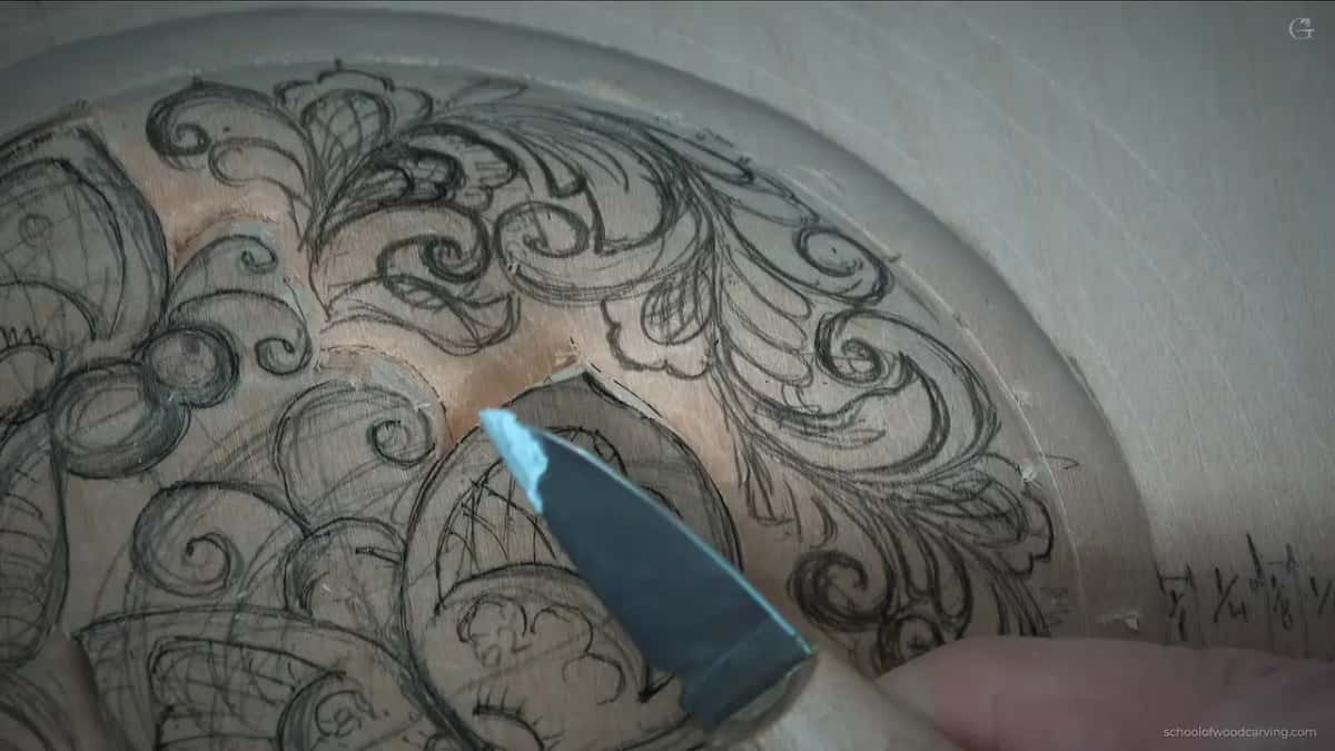Honing paste being spread on a leather strop, about six millimetres of it, for sharpening carving tools