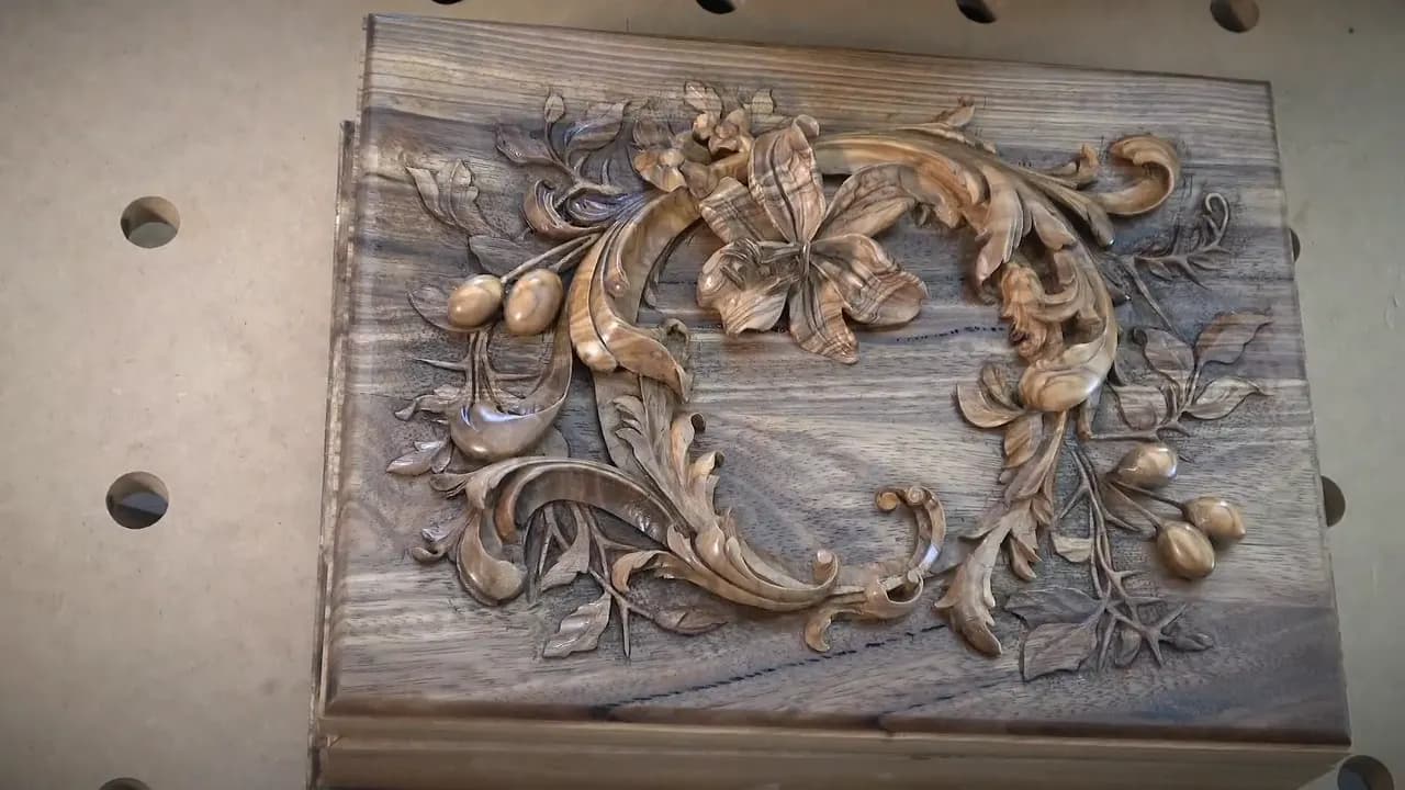 How many coats of lacquer should I apply for a durable finish on carving?