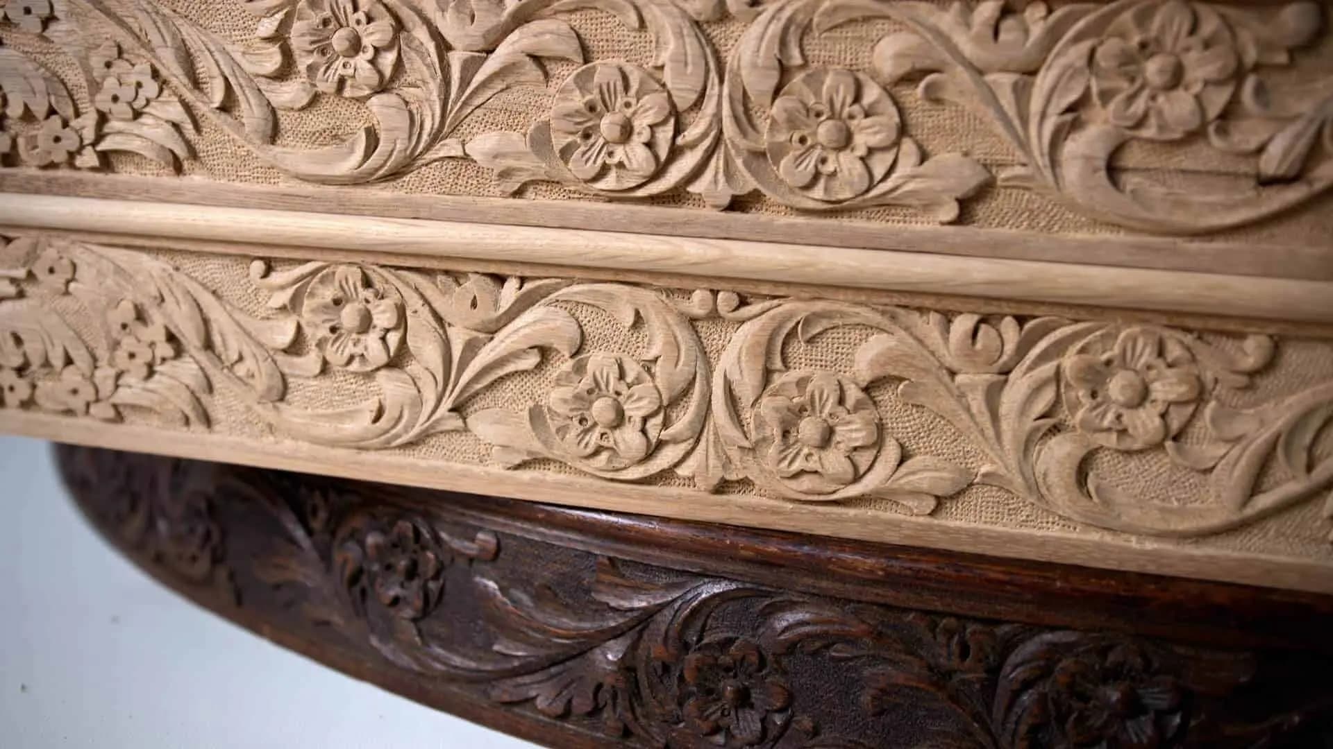 How to carve a replacement that matches an antique
