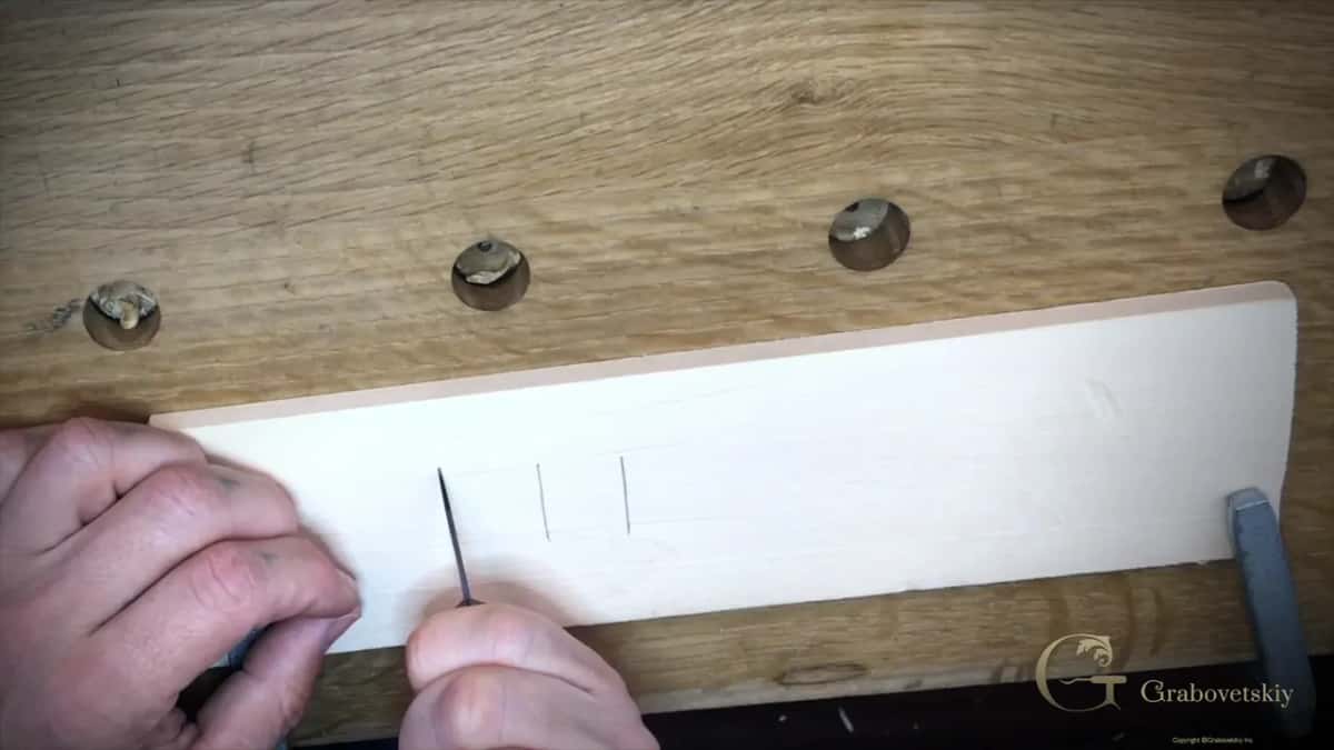 Straight down cut