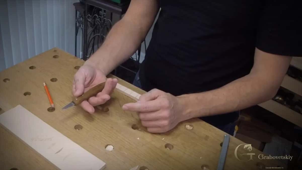 Held with its point away from the body now, which reverses everything taught an hour earlier