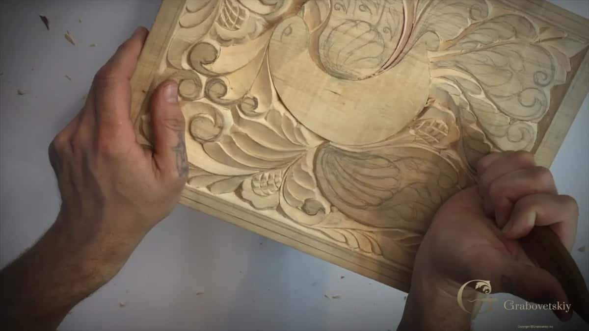 Old carvings across Europe look organic without any mathematics behind them.