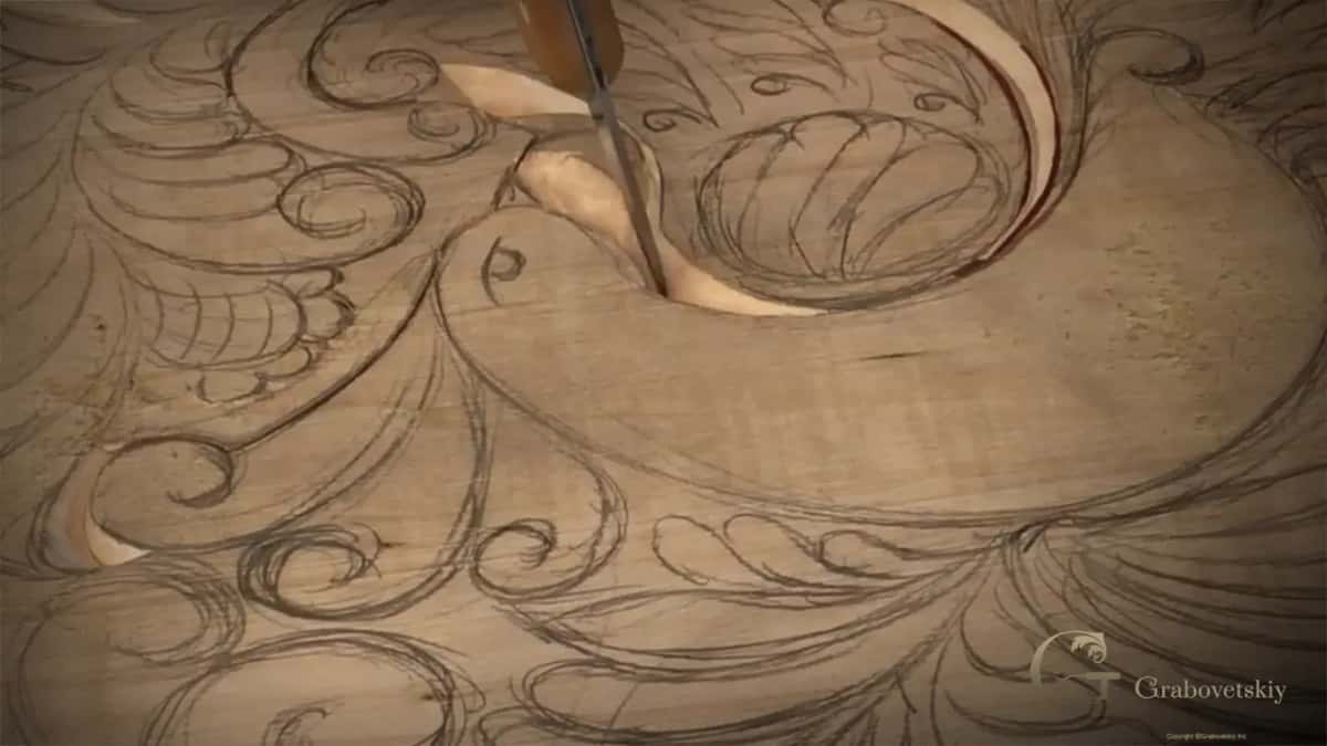 Both sides leaned inward, so the groove closes underneath into a V.