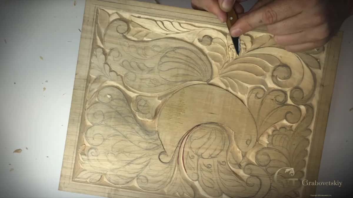 Pushing the bevel lower still, to exaggerate how far that element sits back.