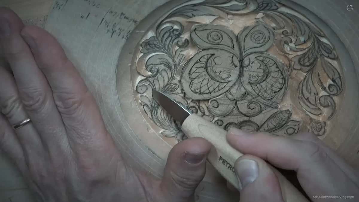 Petrograd knife near the left wing