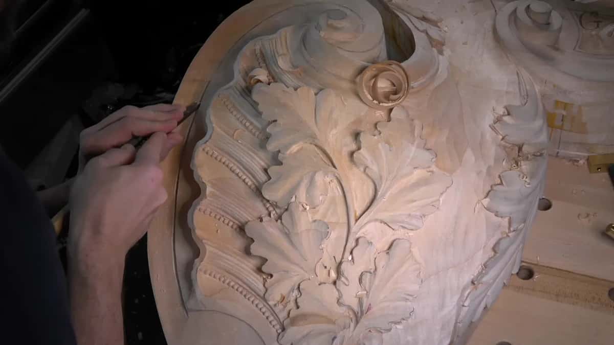 Hands at the far rim.