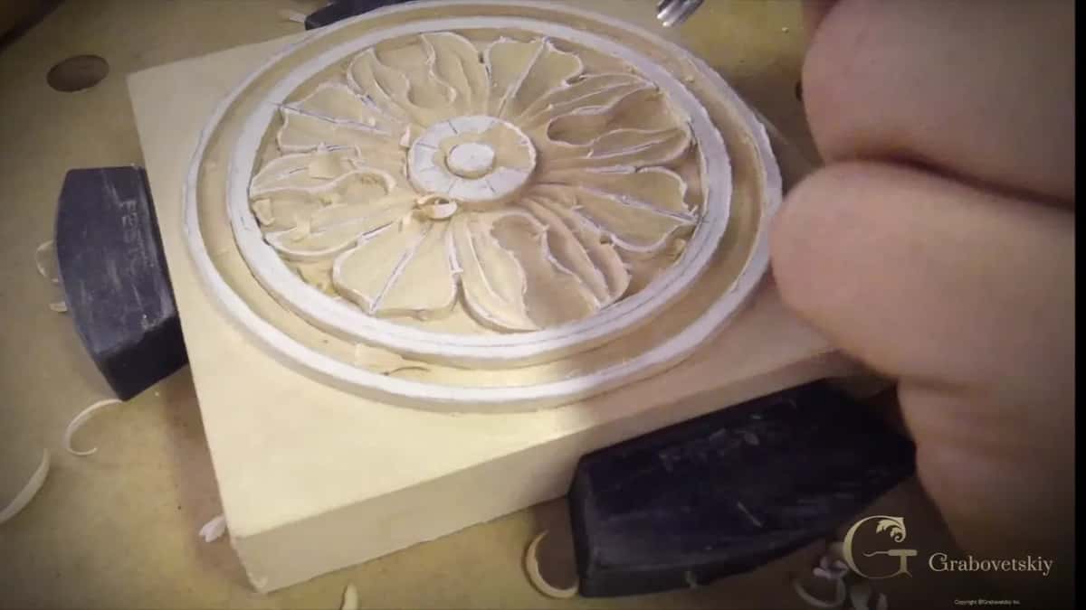 The finished rosette