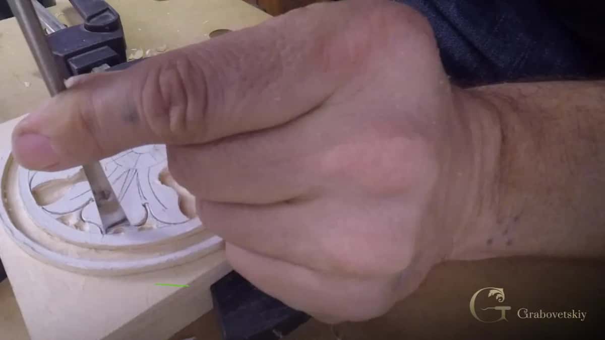 Fine blade close on a petal