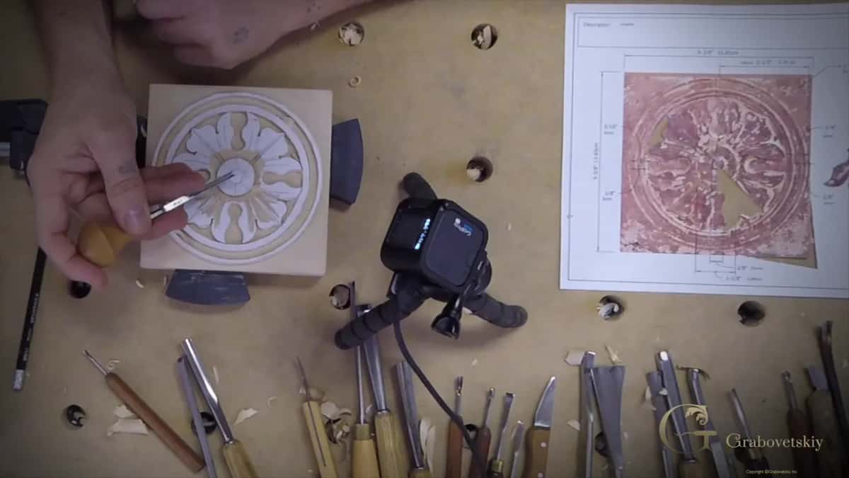 Two fingers under the blade, the handle barely doing anything