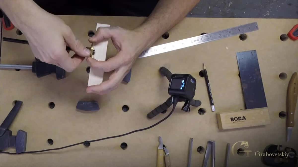 Gauge set once and checked before a single block gets marked with it