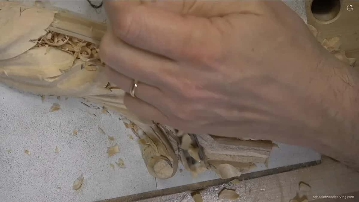 Ring on the hand while the shell comes down to its marked line, three millimeters off the ground.