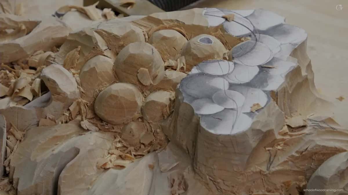 Shavings everywhere