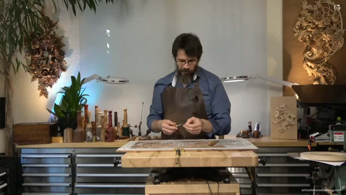 Workshop from the door.