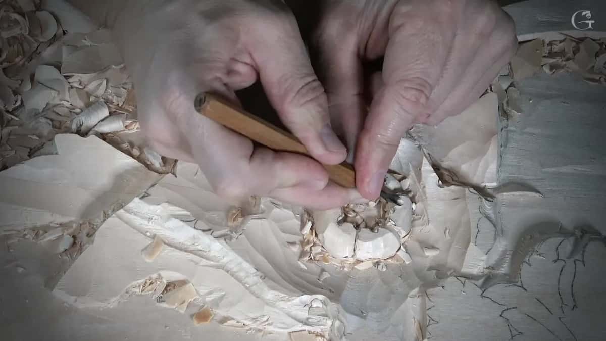 Close, fingertips on a small handle
