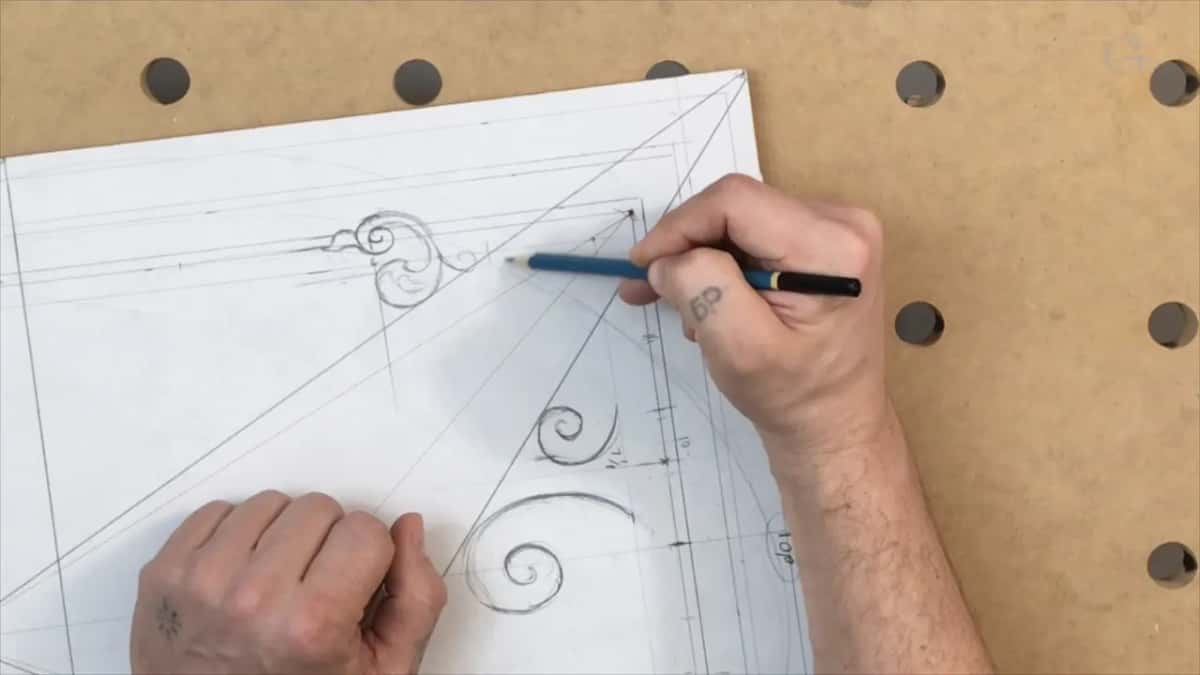 Pencil marking a point