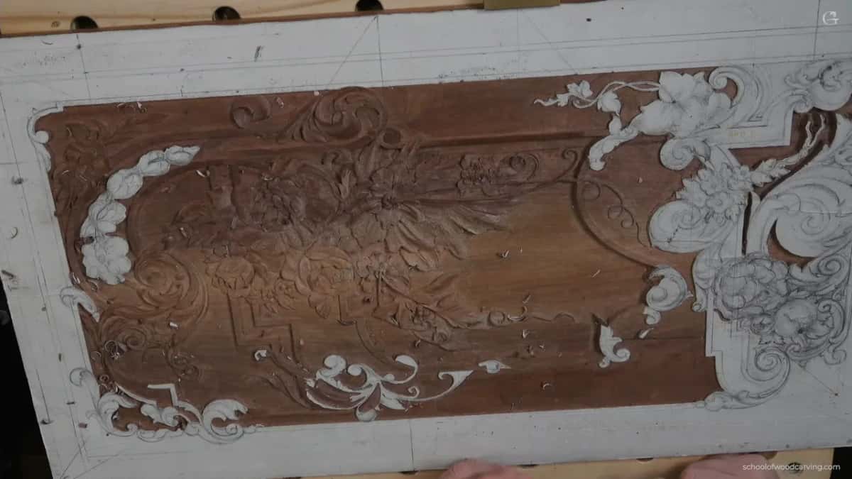 The panel from above, clean.