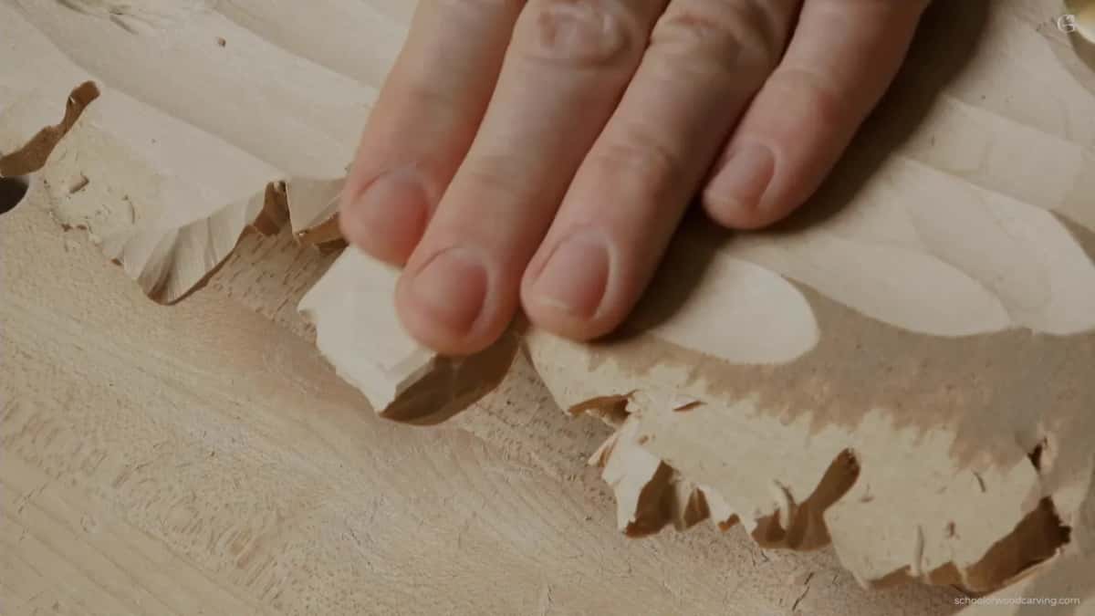 Fingertips in a cavity