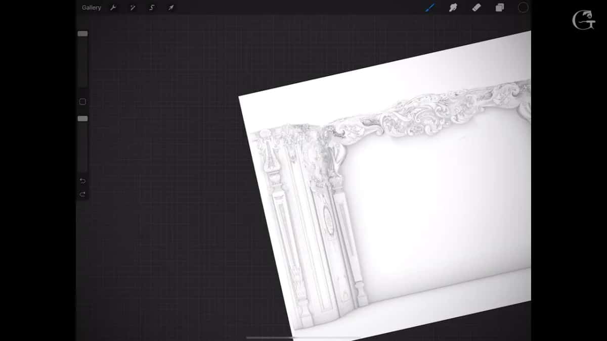 Render of the original 3D model
