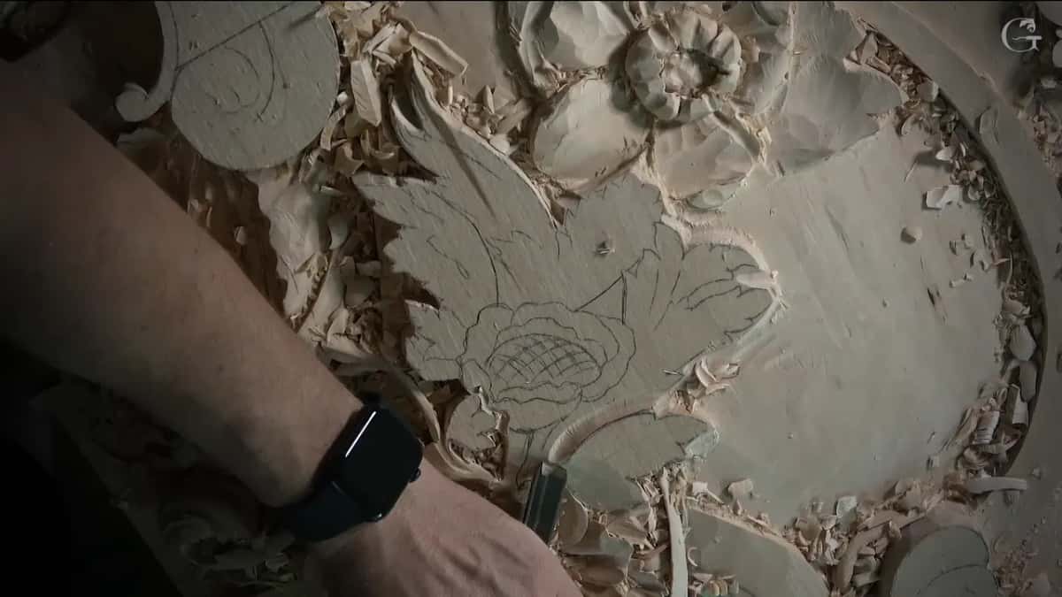 Tool below the drawing