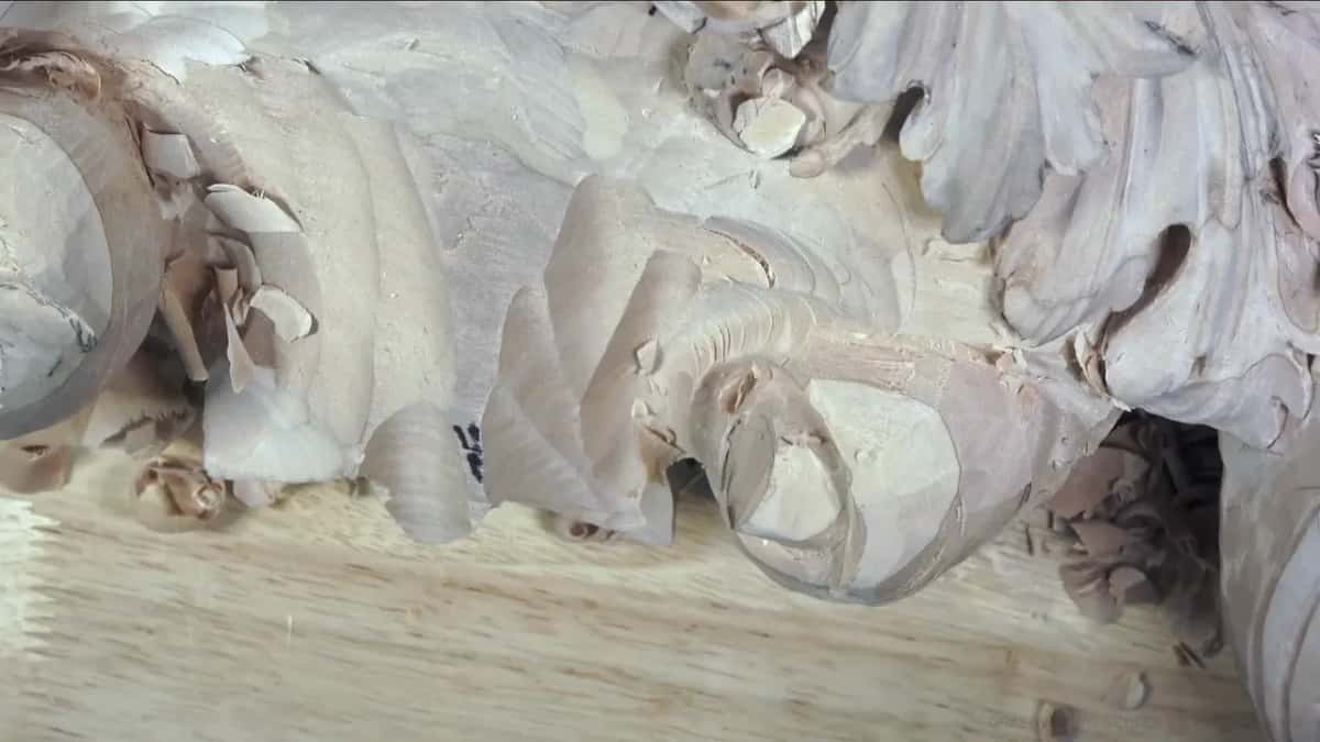 Volute, hands off.