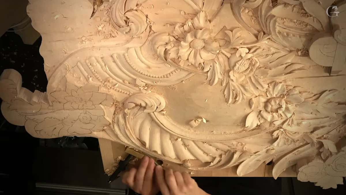 Hands at the bottom middle