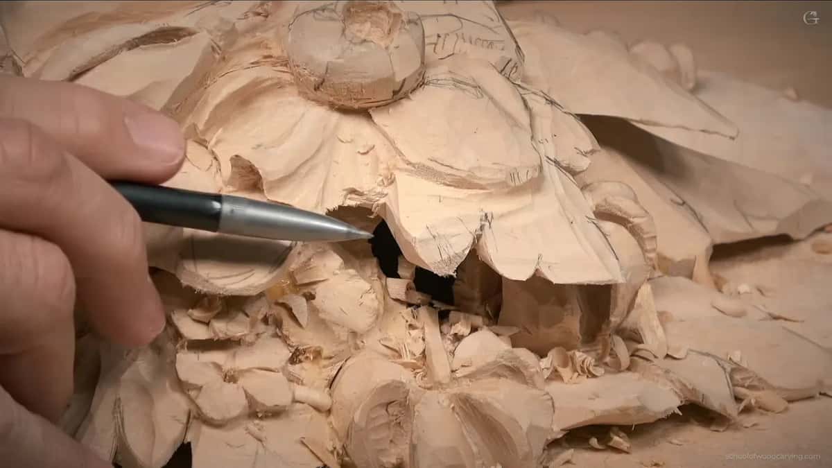 Ten millimetres of depth, found at an angle nobody could see from above