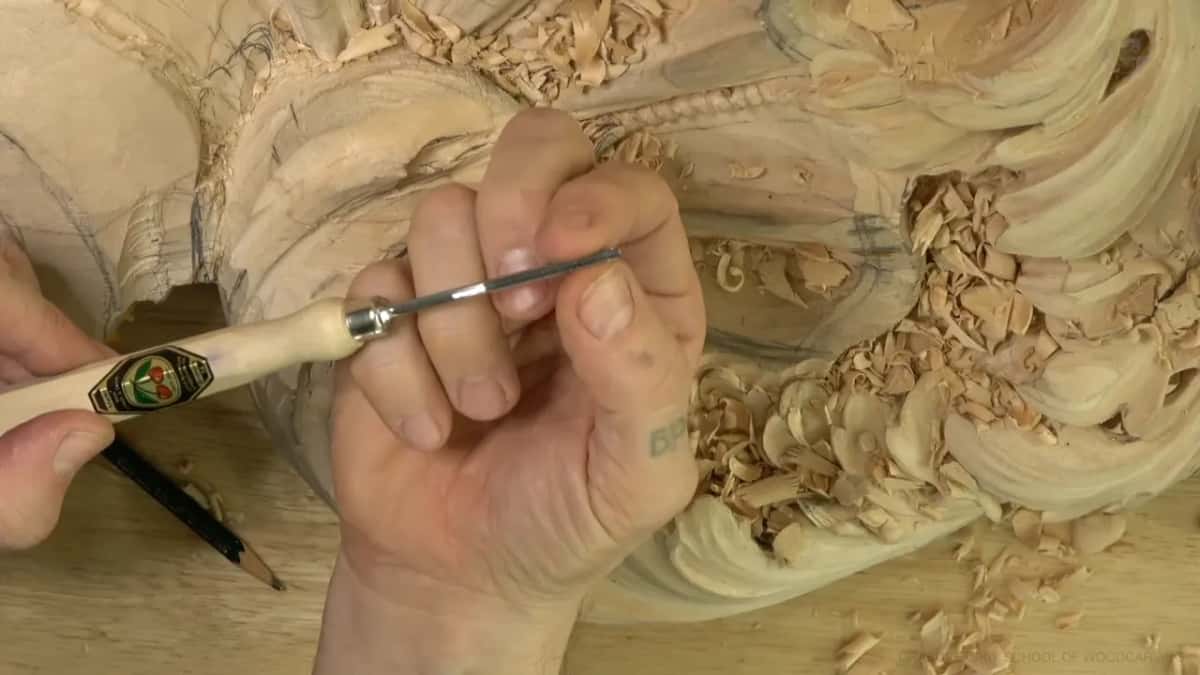 Thin walls, deeper reach Cream handled micro veiner with the maker decal on it, a pencil lying just behind