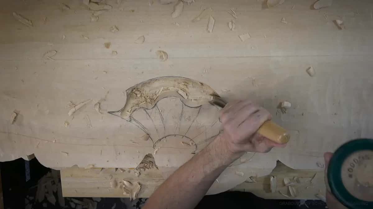 Gouges, no V tool Gouge inside the shell