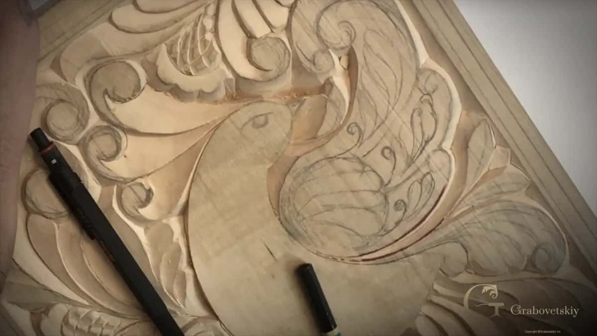 Drawn line bulging out of the flow, the shape Alexander calls a bubble.