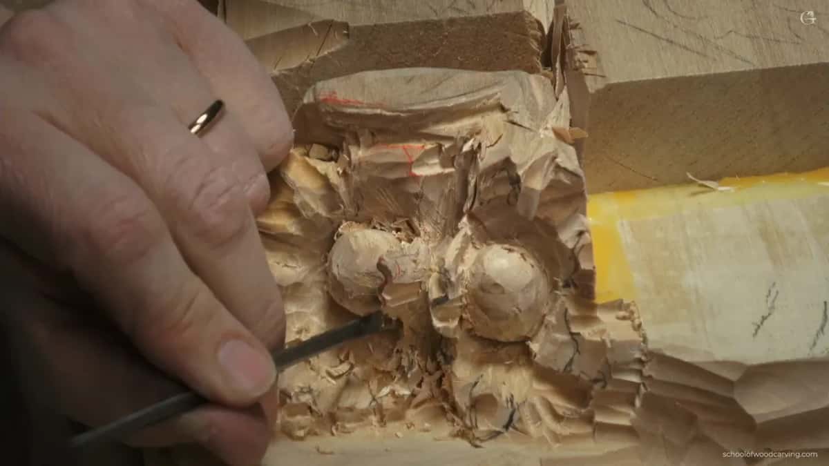 Narrow gap, gouge inside