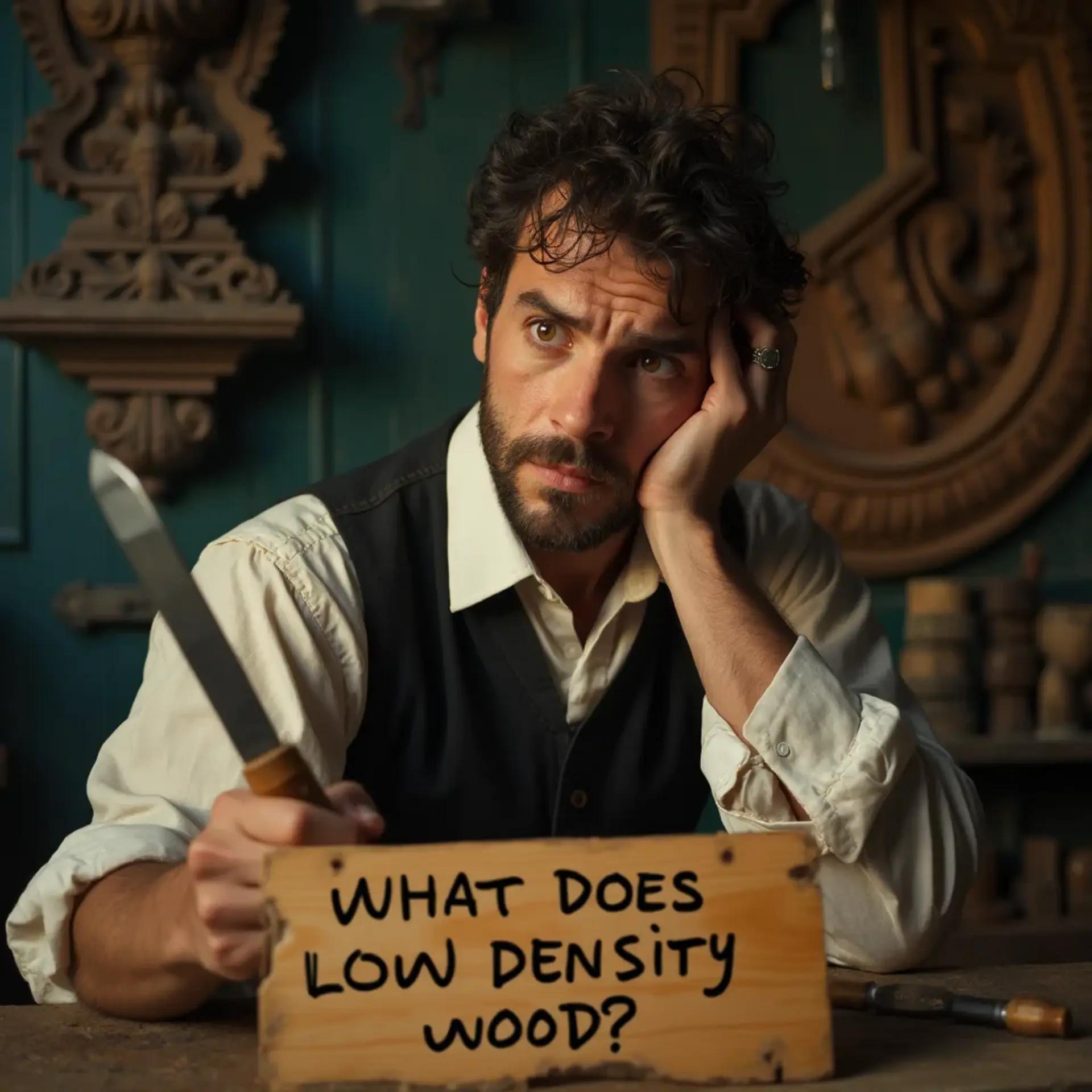 What does low density wood mean?