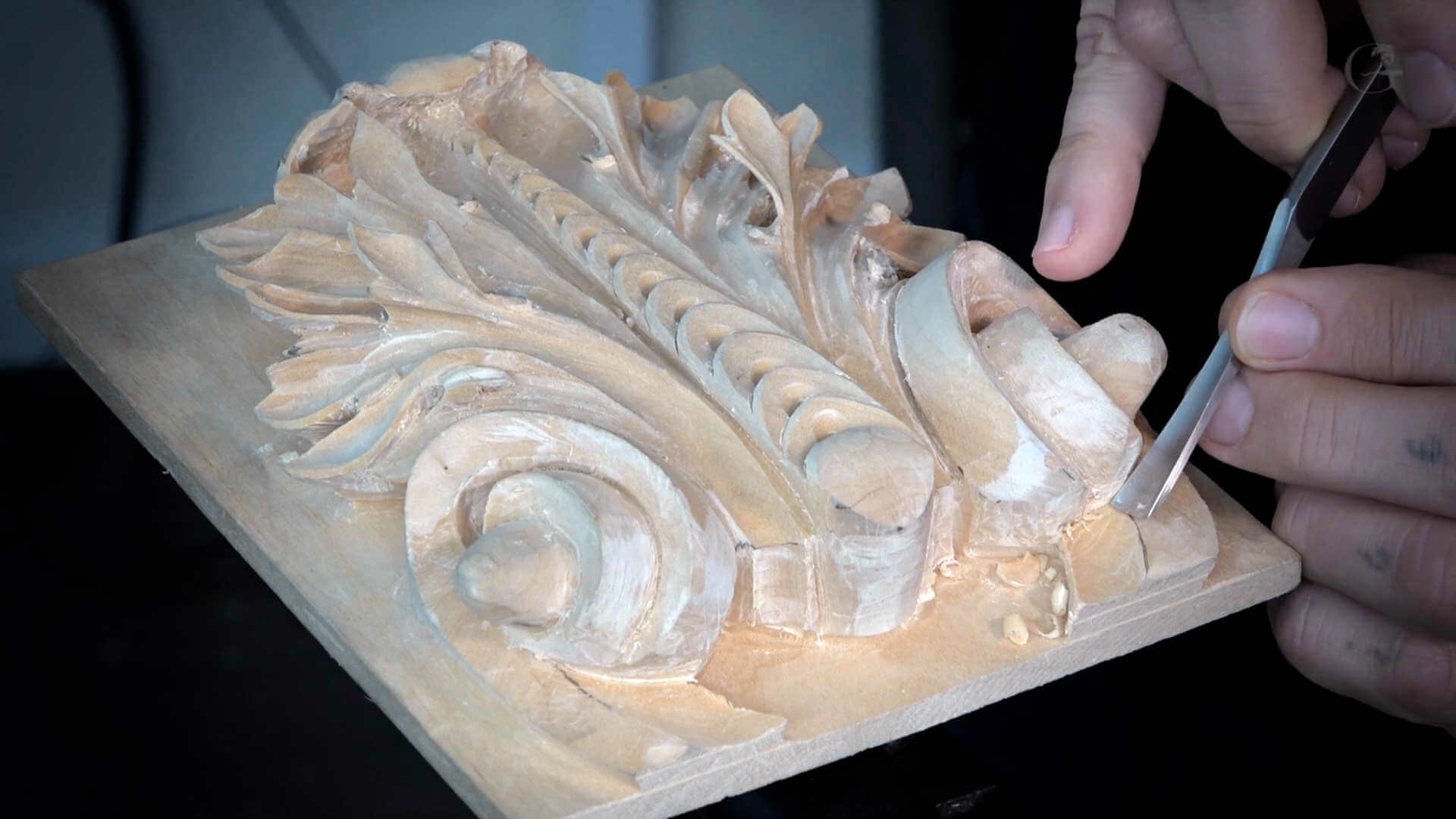 Carving Roman Acanthus 16.5 - Grabovetskiy School of Wood ...
